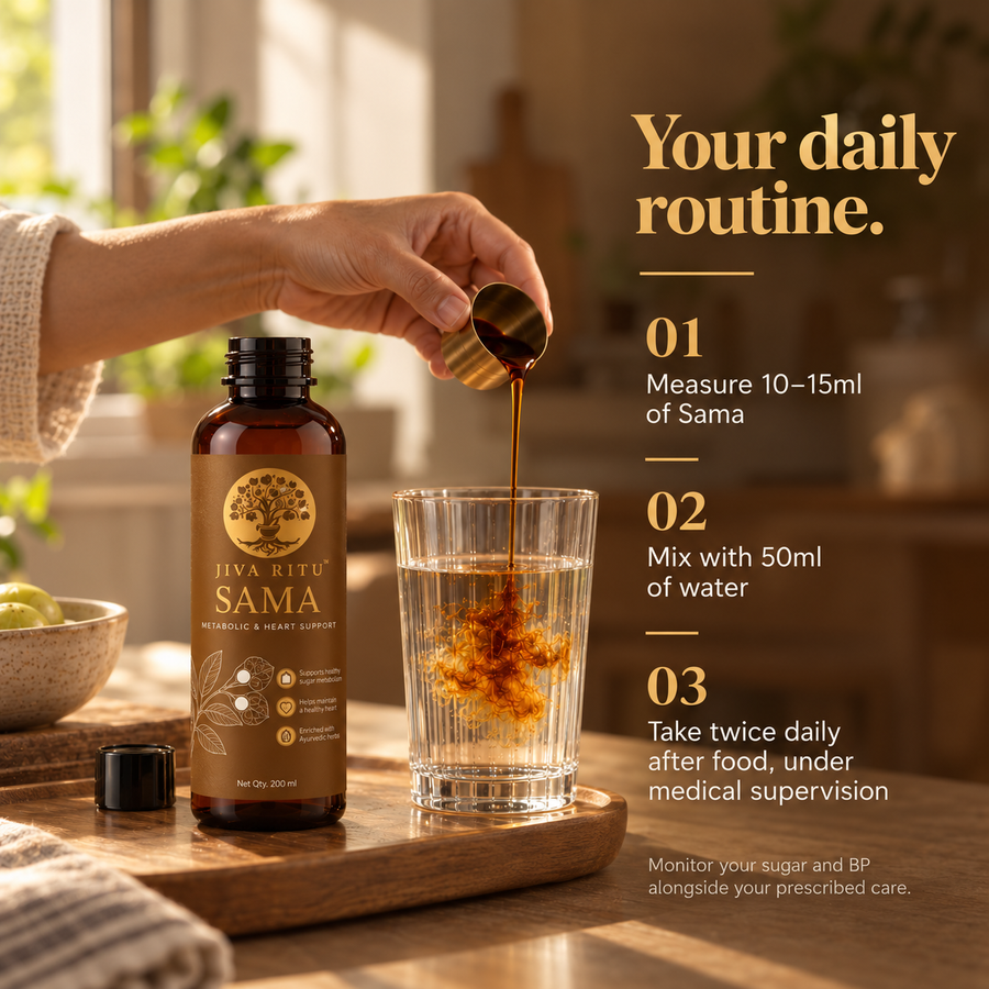 JivaRitu Sama — your daily routine